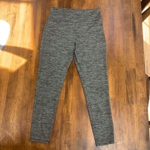 Express heather gray leggings (size M, runs large)